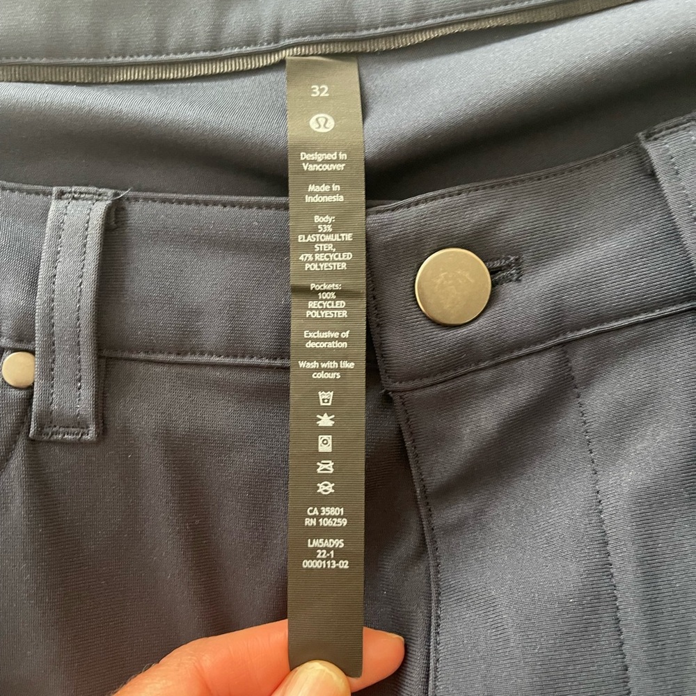 lululemon athletica Navy Chinos - Picture 3 of 5